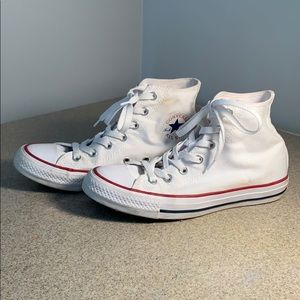 white high top converse